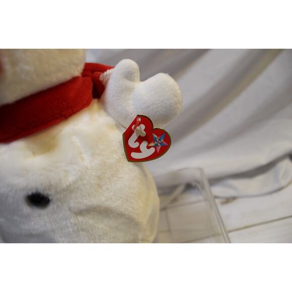 ty Beanie Buddy 12" Snowball the Snowman with Red Scarf Black Hat 2001 Vintage - Picture 3 of 6